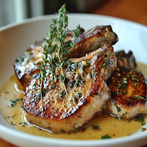 A white bowl with meat and herbs.