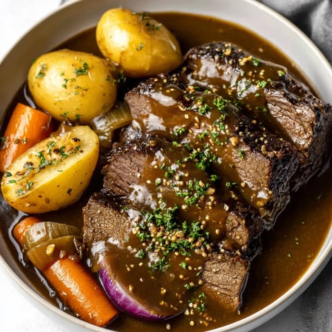 A plate of meat and vegetables.