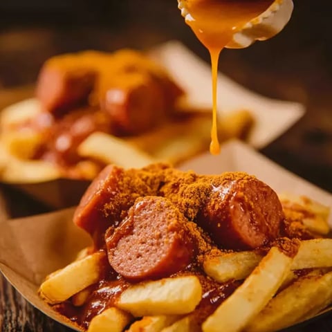 A hot dog with mustard and ketchup on top of a bun.