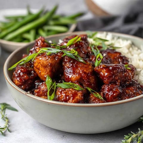 A bowl of Chinese food with rice and meat.