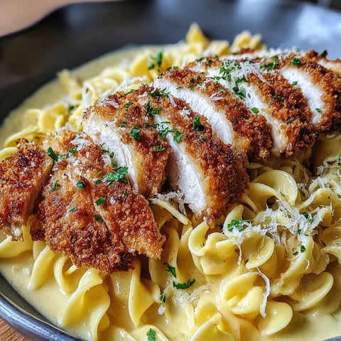 A plate of food with chicken and pasta.