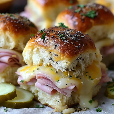 A plate of sandwiches with pickles on the side.